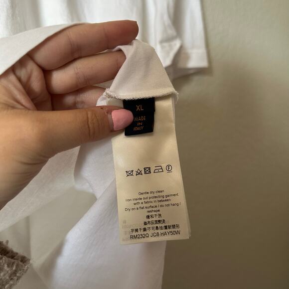 Louis Vuitton Crew Neck Short Sleeve Tee White Size XL - Picture 3 of 5